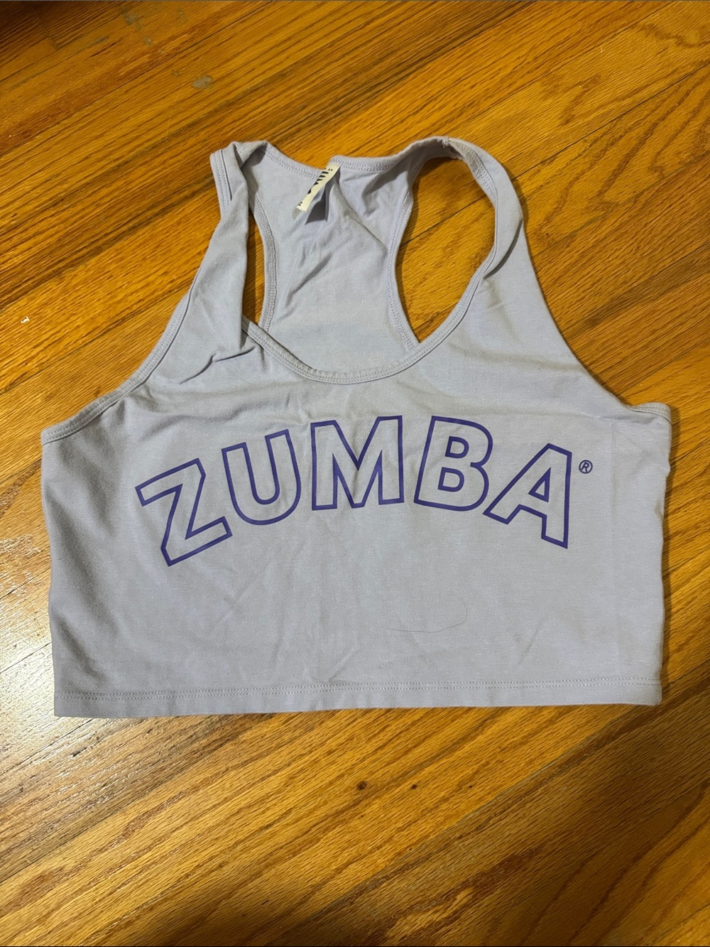 Zumba Instructor Lavender Racerback Sports Bra Top